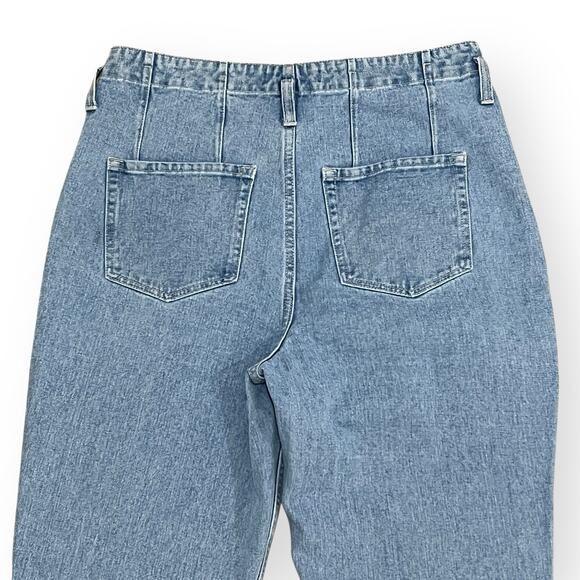 Vervet Emma Mom Jeans Womens 30 Flying Monkey High Rise Distress Pleated Tapered - Picture 8 of 9